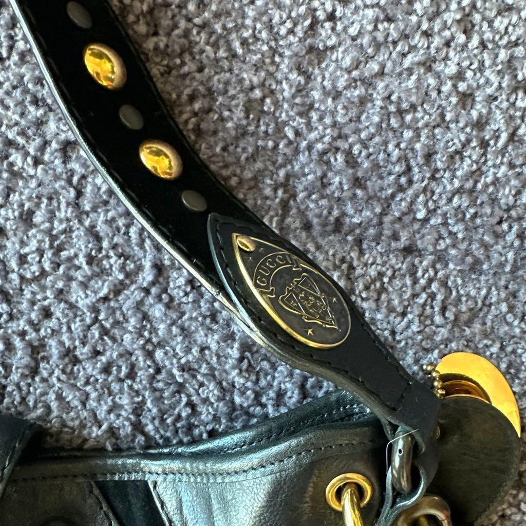 GUCCI Leather Babouska Indy Hobo Bag 19549
