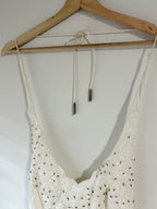 Vintage Sue Wong Nocturne Silk White Wedding Gown Sz 4