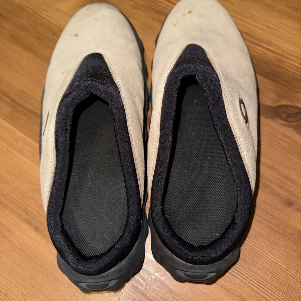 Oakley Flesh Tan Black Suede Slip On Clog Sneakers Gorpcore Shoes Men’s Size 13