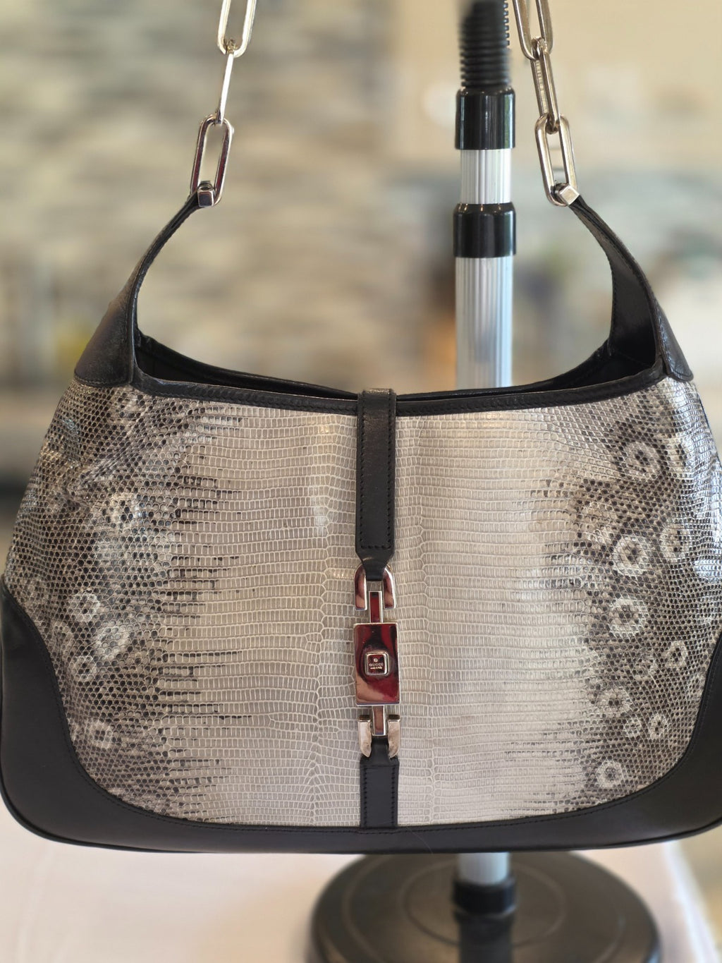 GUCCI Jackie O extraordinary karung shoulderbag