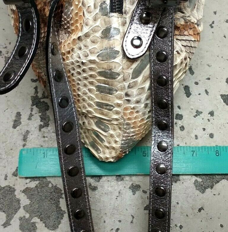 Be & D Snake Skin Shoulder Bag