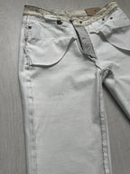 Rare Roberto Cavalli Y2K Crocodile Print Sand Pants Vintage Italy Runway Vibe