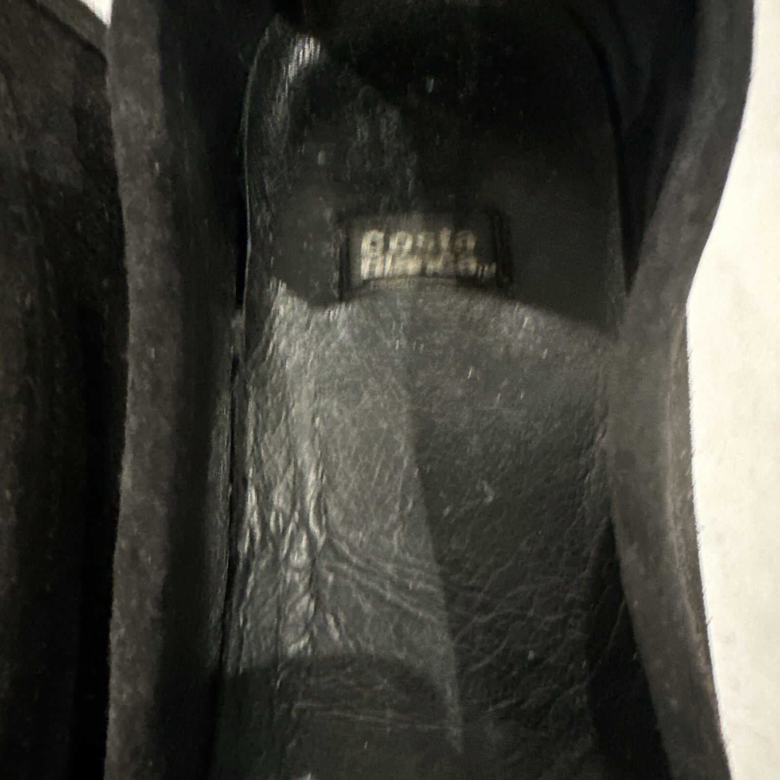 Costa Blanca Black Suede Driving Shoes with Leopard Print Calf Hair Size 8