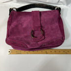 Francesco Biasia Split Leather Handbag - Purse - Maroon Soft Leather