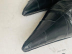 Gianmarco Lorenzi Women Boots  High Heels Eel leather Italian Boots Size 38