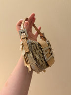 Fendi Mini Beaded Croissant Bag