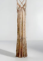 90s Monsoon Silk Floral Dress