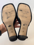 Vintage 90's Cathy Jean Black Slip On Heels