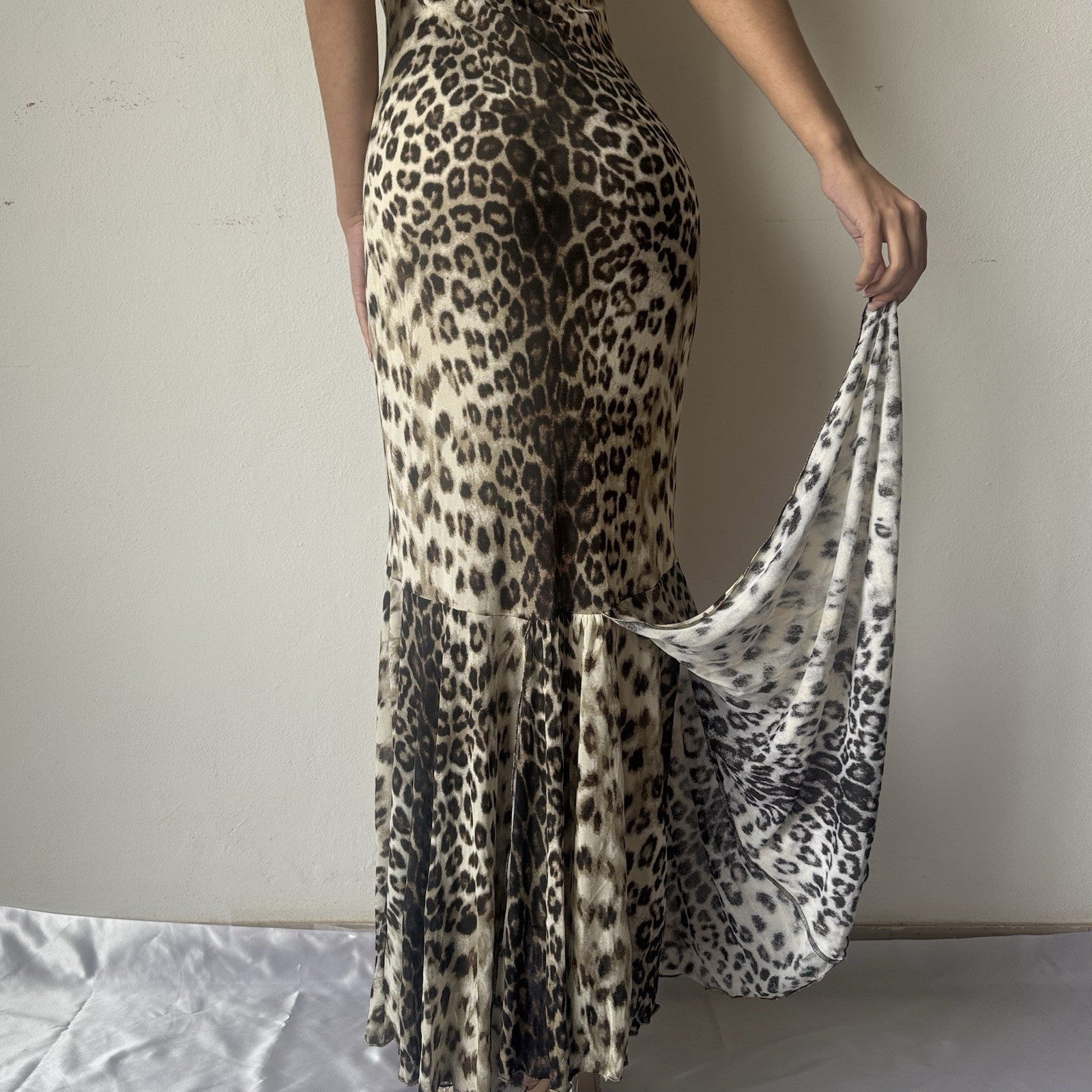 RARE!!! ROBERTO CAVALLI CLASS CAVALLI LEOPARD DRESS FROM 2000’s-