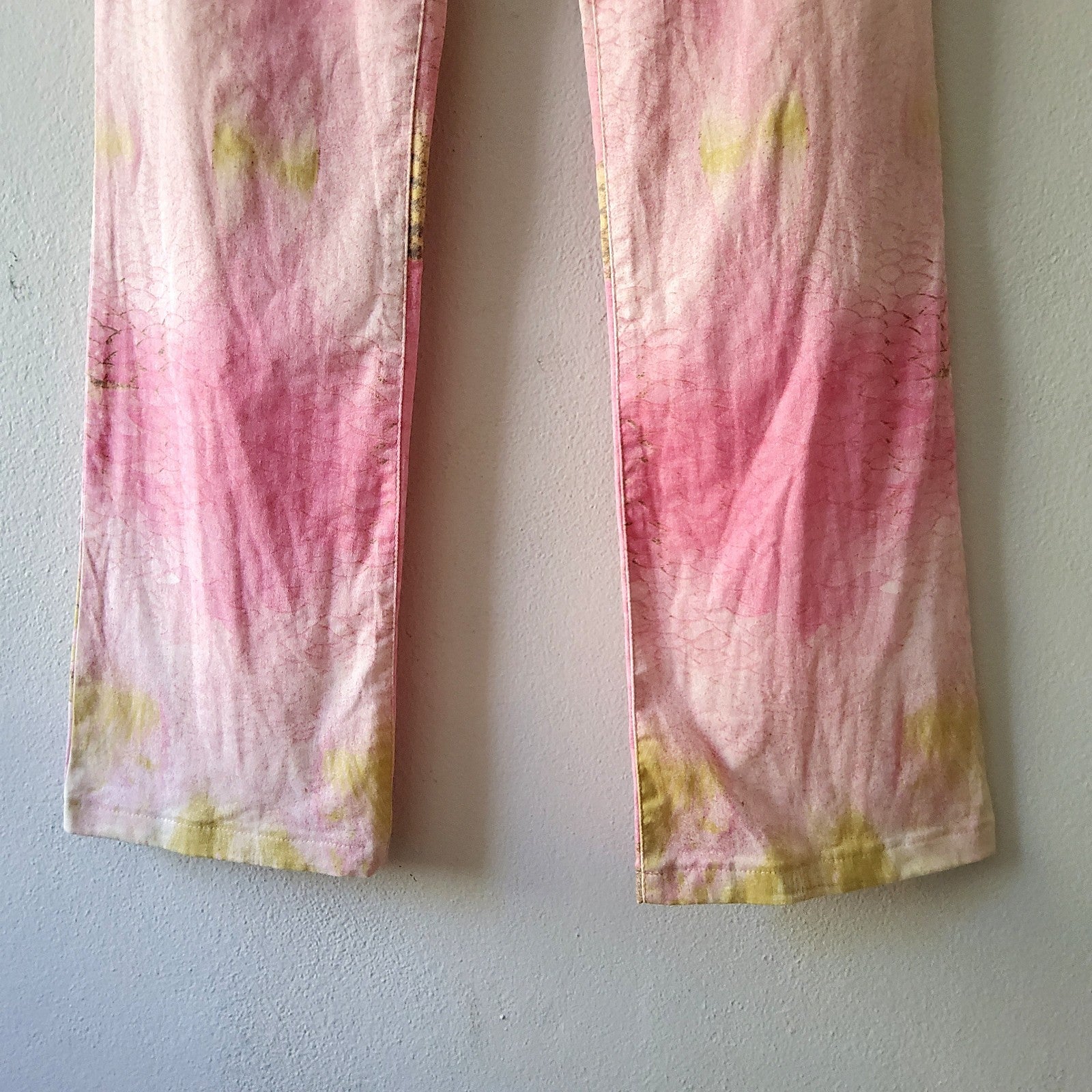 Roberto Cavalli vintage y2k abstract python print jeans
