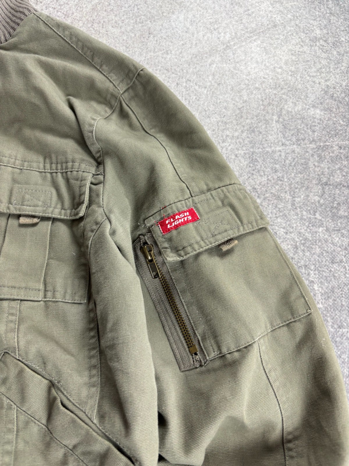 Vintage Military Cargo Jacket Multi Pocket 2000s