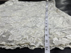 VTG 1997 Victoria's Secret Heart Tag Cream Floral Lace Slip Dress Chemise Medium