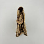 Vintage 1940s Genuine Python Snakeskin Clutch Purse Talon Hand Bag Exotic