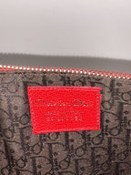 Vtg Christian Dior by John Galliano Leopard Print Pony Hair Clutch Bag