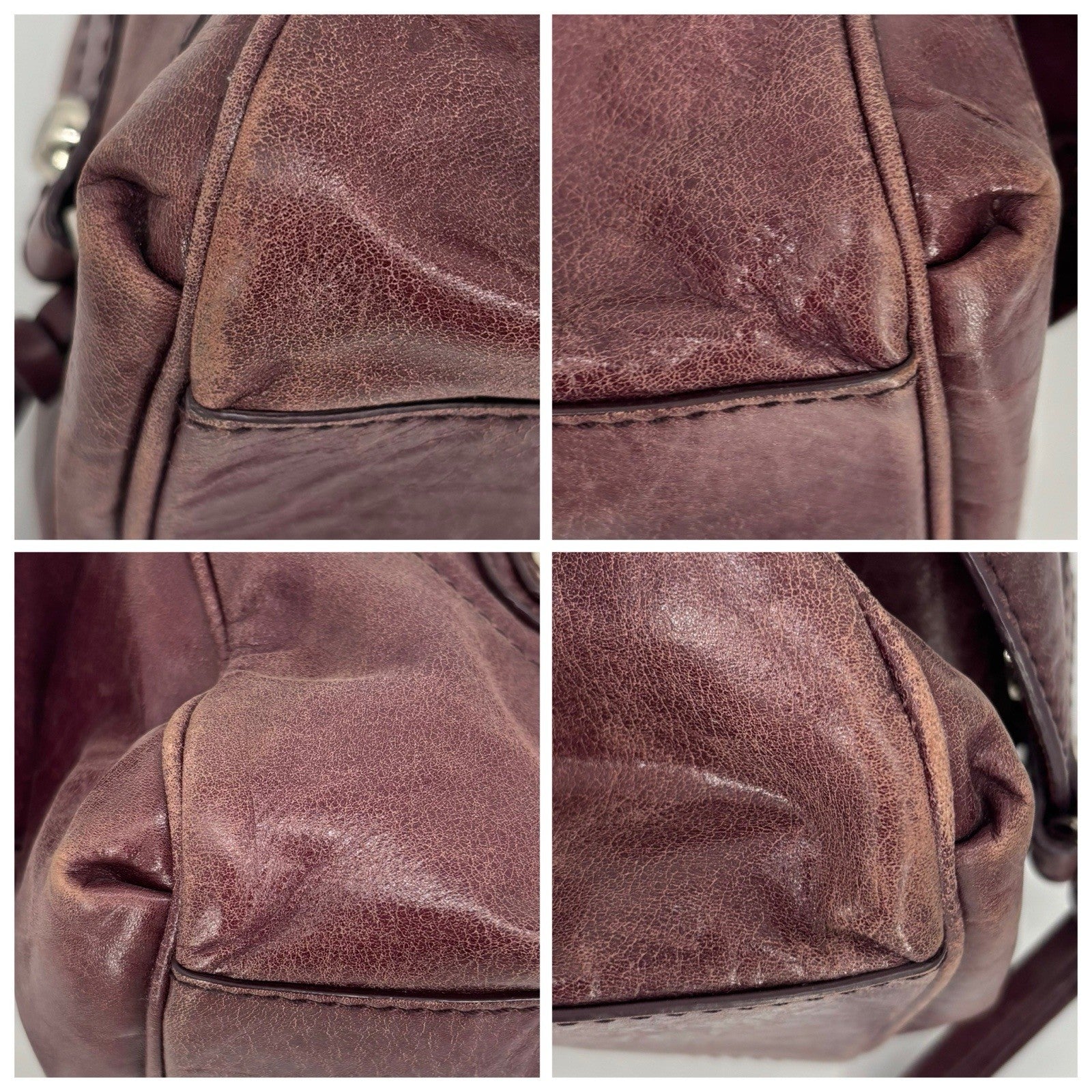Francesco Biasia Handbag Tote Vintage Secret Love authentic From Japan