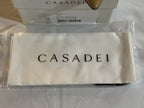 Casadei Natural Leopard Print Beige Leather Ankle Strap Heel 8.5