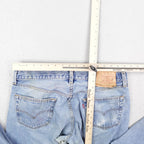 Vintage Levis Jeans Men 36x34 Blue Denim 501 Button Fly Faded Distressed 90s USA