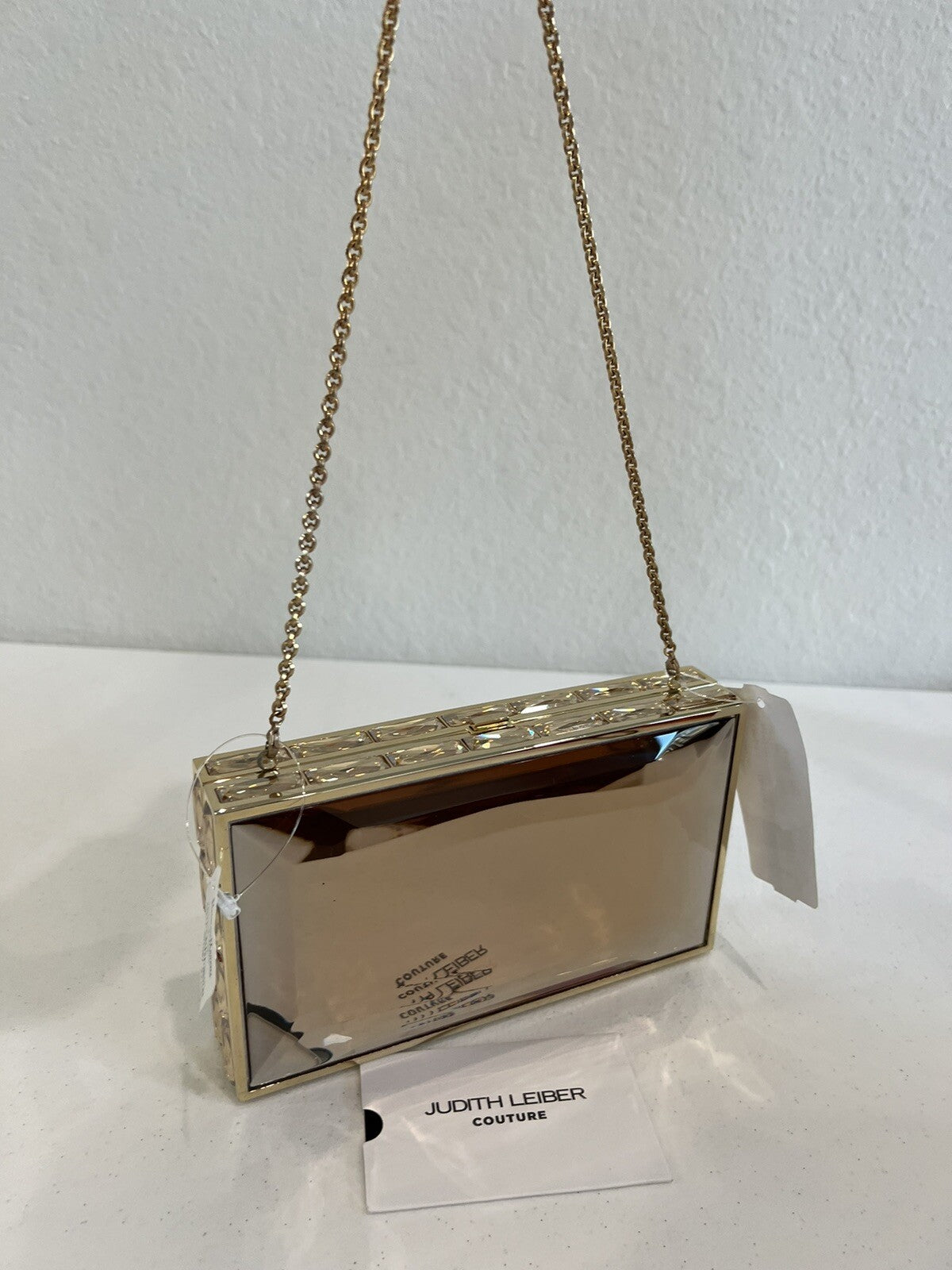 Judith Leiber COUTURE crystal Jeweled Clutch Evening Bag $2495