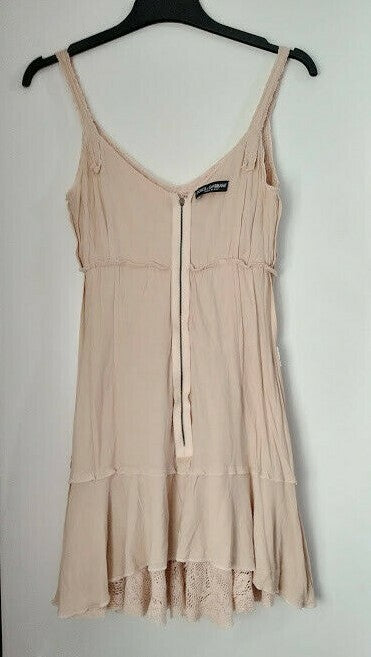 🆓US🛃 Dolce&Gabbana vintage powder-pink lace dress IT 38