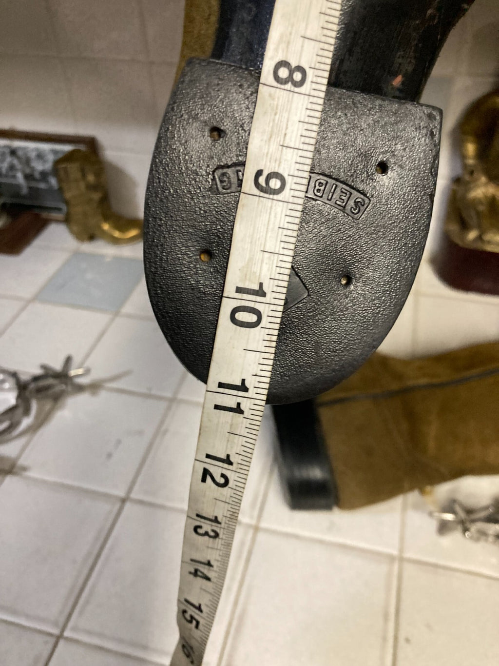 Cowtown Vintage Brown Tall Sueded Western Cowboy Riding Rodeo Ranch Boots 6 D