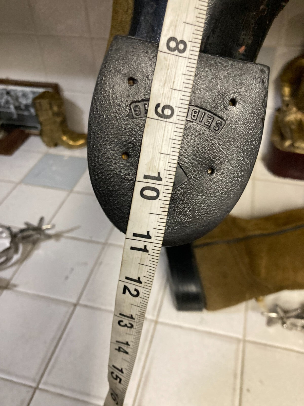 Cowtown Vintage Brown Tall Sueded Western Cowboy Riding Rodeo Ranch Boots 6 D