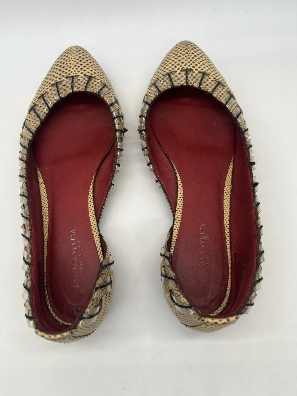 BOTTEGA VENETA Leather Flat Shoes