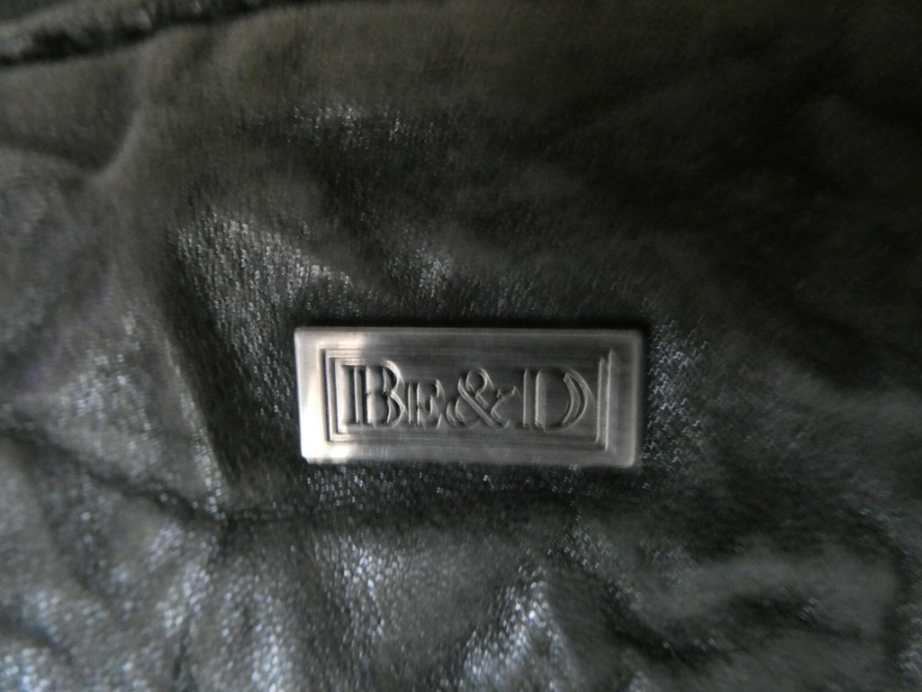 Be&D Women's Gray Leather Shoulder Bag Crossbody