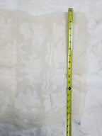 Antique Chiffon Silk Scarf Head & Neck Scarf Delicate Floral White Lace 1900's