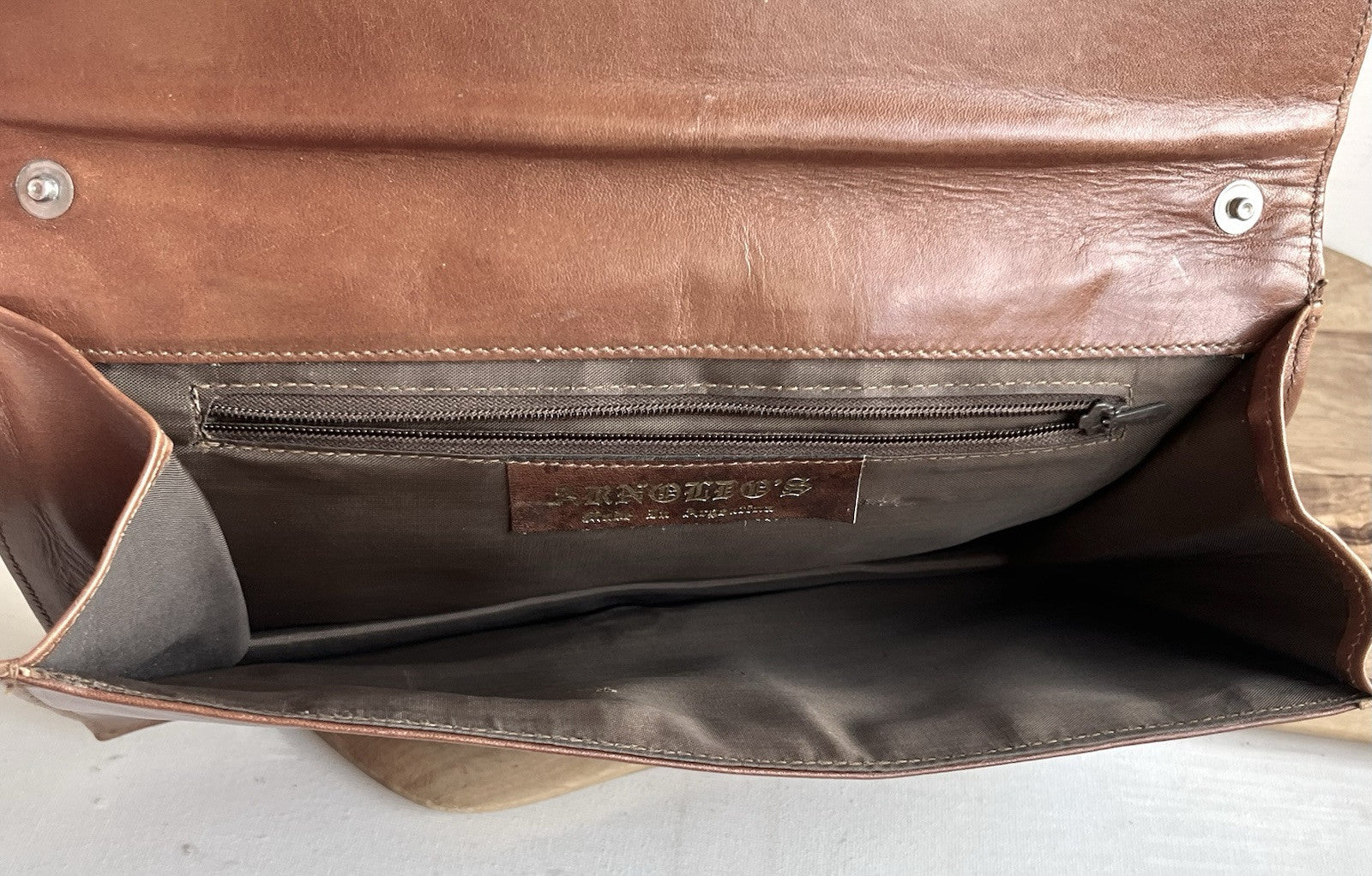 Vintage Python And Leather Clutch Purse With Strap Vintage Argentina Arnoleo’s