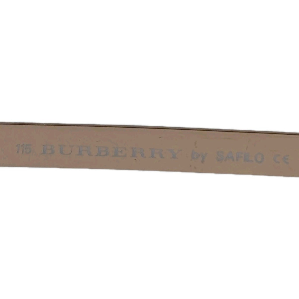 Vintage Burberry B8926/S Rimless Sunglasses Brown Gradient Gold Safilo W/ Case