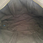 Rare Vintage Polo Ralph Lauren Large Pony Tote Navy black Canvas