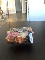 Vintage Mary Frances Unused Desert Sunset Purse w/ Tag
