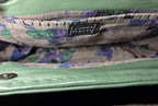 Jamin Puech Paris Beaded Sequin Leather Shoulder Bag Green
