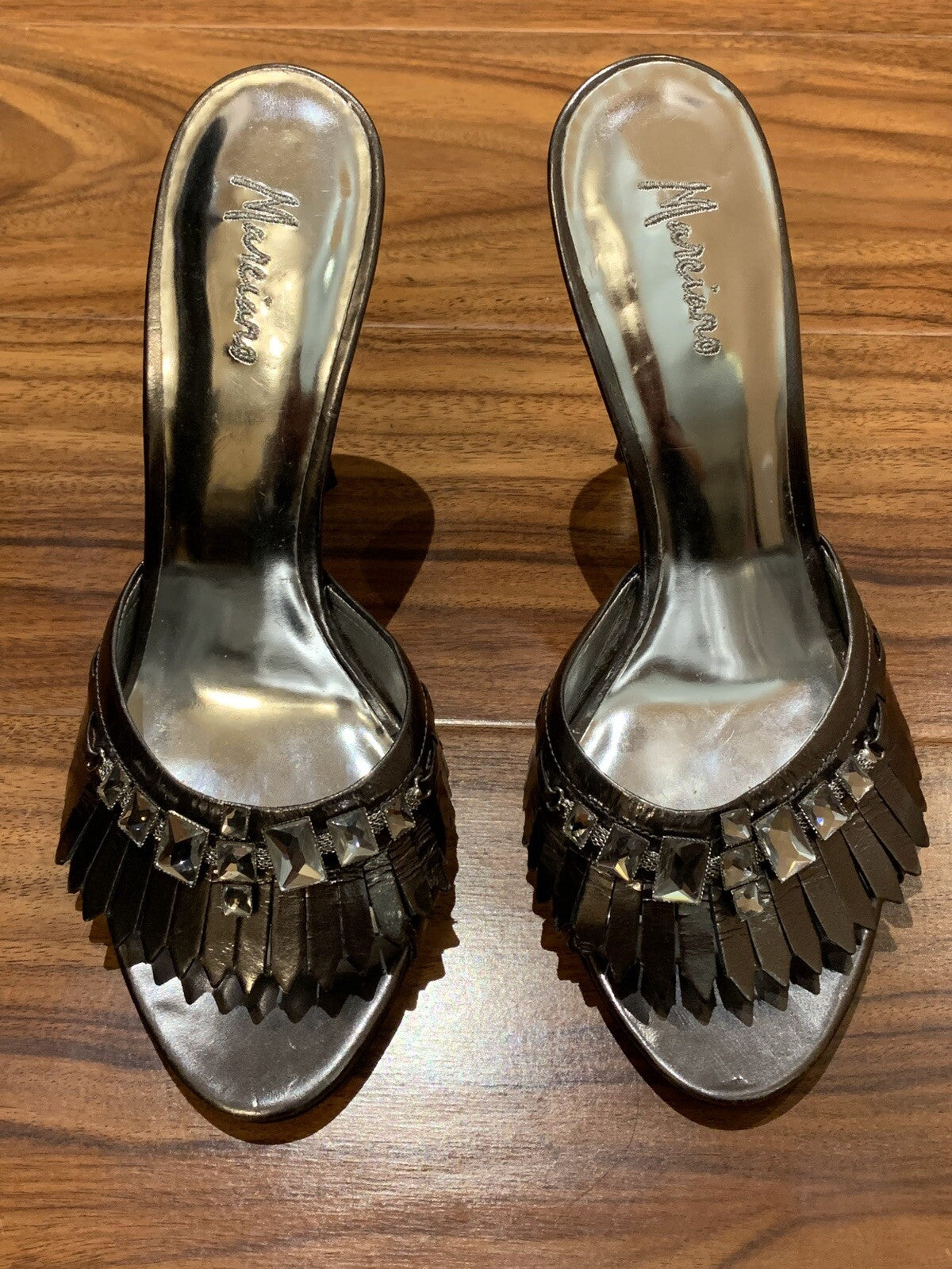 Marciano Leather Sole Women's Light Bronze Heels size 7M