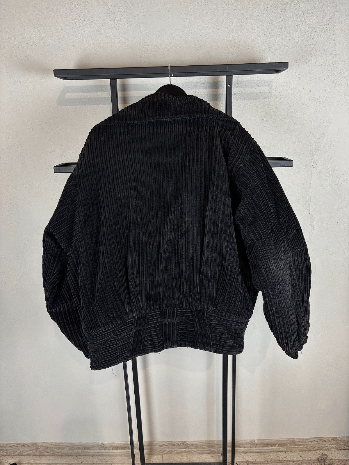 VTG RARE ISSEY MIYAKE TYPE JAPANESE JUNYA BONDAGE CORDUROYBOMBER JACKET BOXY FIT