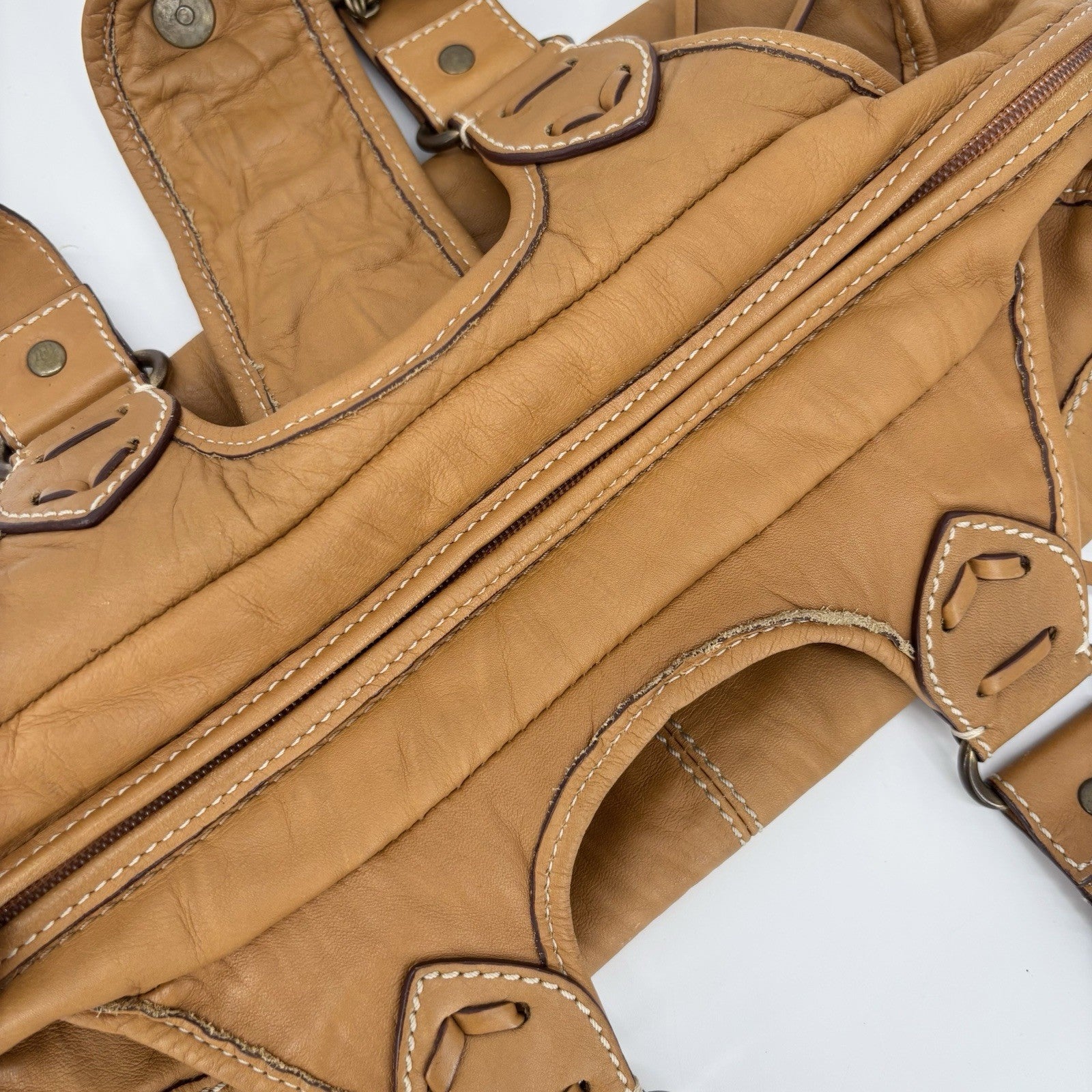 Francesco Biasia Vintage Handbag Tote Y2K Leather authentic From Japan