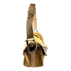 Vtg Christian Dior John Galliano Suede Crystal Peace & Love Bag Studded Y2K 2005