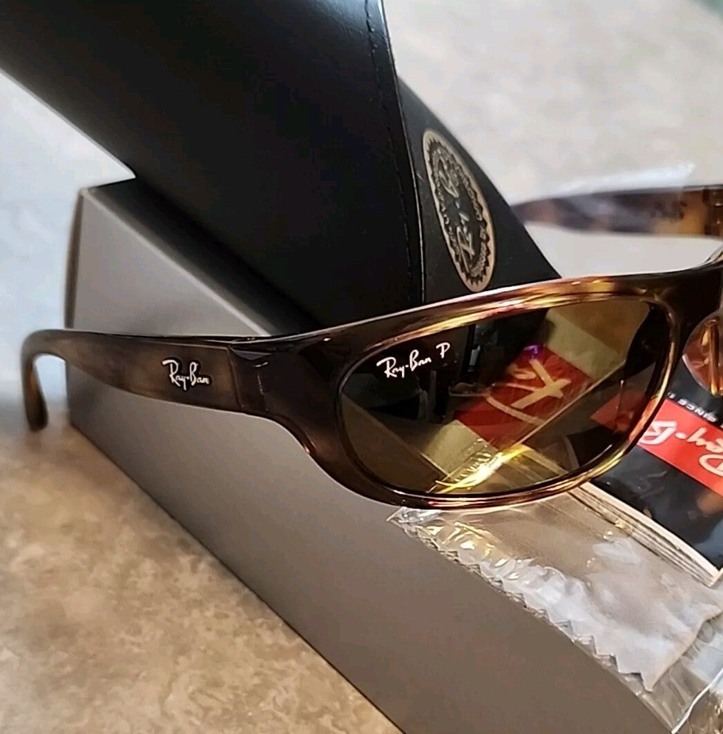 🔥 AUTHENTIC RAY-BAN PREDATOR Vintage HAVANA Polarized Sunglasses RB 4033 642/47