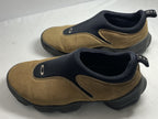 Vintage Y2K Oakley Flesh Slip-On Shoes Mens Size 11.5 Brown Suede Leather Rare