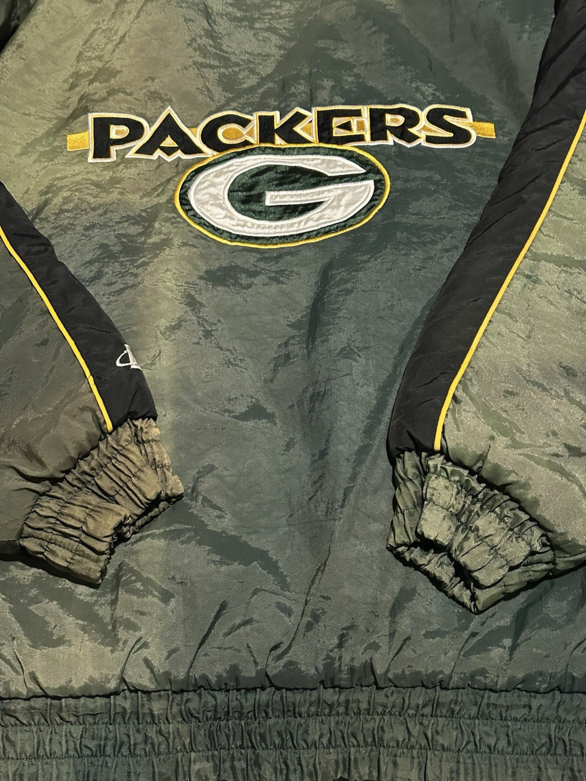 Vintage Green Bay Packers Puffer Jacket XL