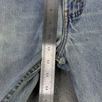 Vintage Levis 505 Jeans Mens 33x34 (32x33.5) Light Wash Straight Denim USA 90s