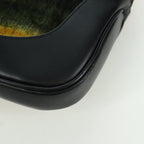 GUCCI Jackie Swirl Print Shoulder Bag Velvet Black Silver 001 3306 Auth SW2243SM