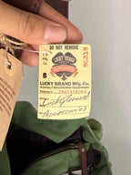 Lucky Brand Y2K Green Suede Studded Hobo Shoulder Bag