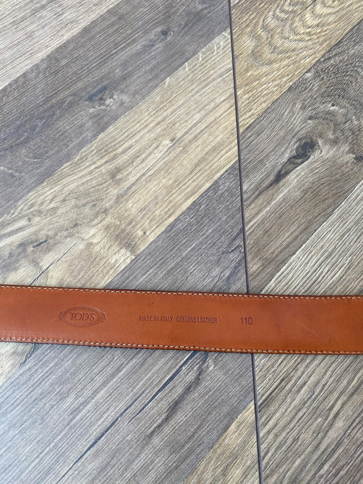 Vintage Tod’s Pony Hair Leather Belt