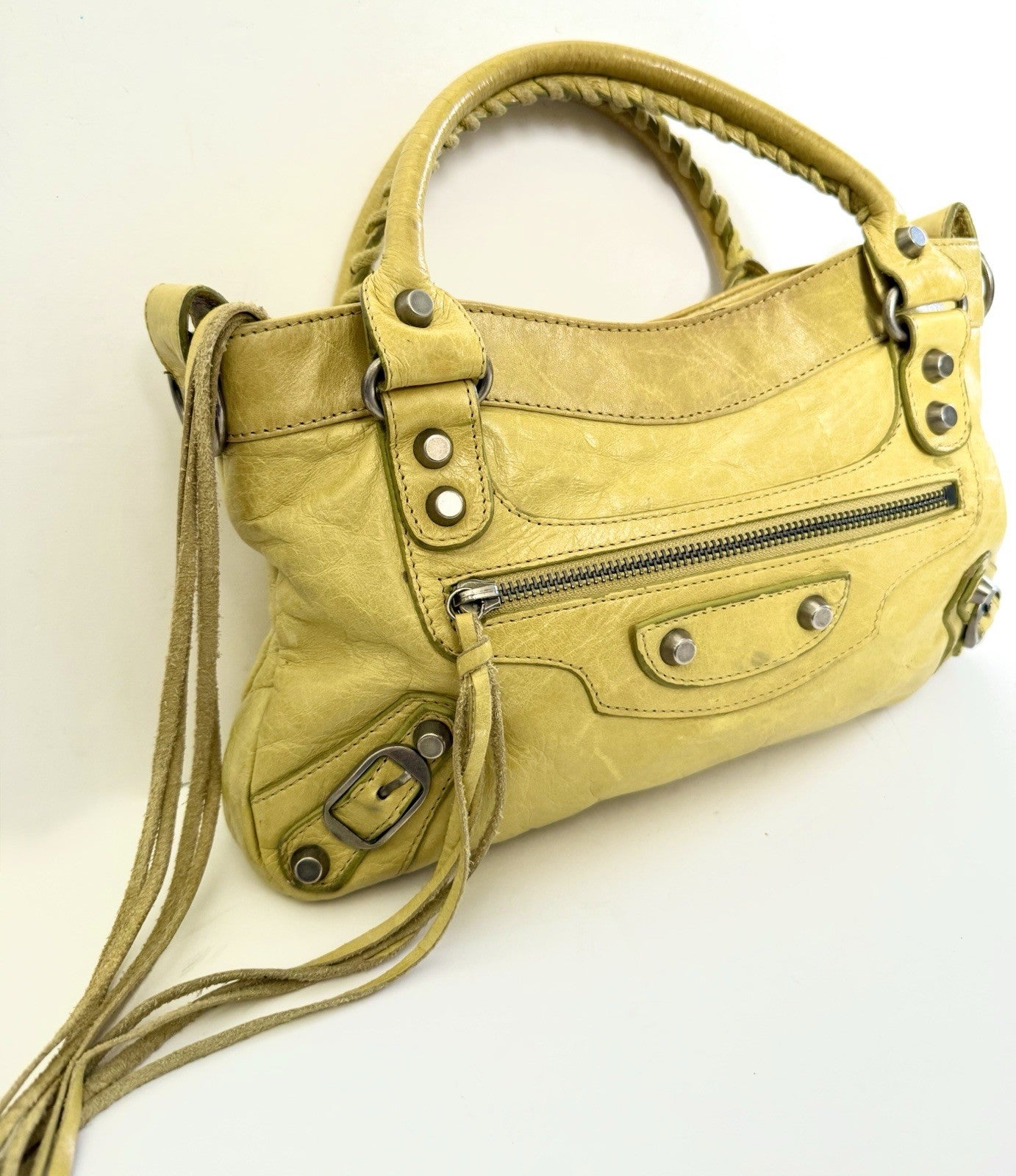 Balenciaga The City Mini 2Way Hand Bag Leather Y2K Vintage 90s Rare