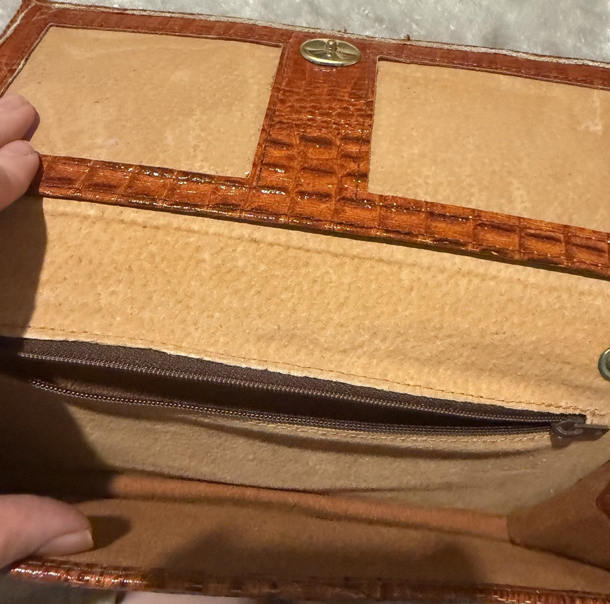 Pierre Cardin Crocodile Leather Shoulder Clutch Bag 1970s-1980s