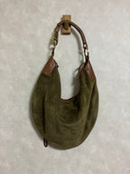 Gucci Brown Suede Hobo Bag