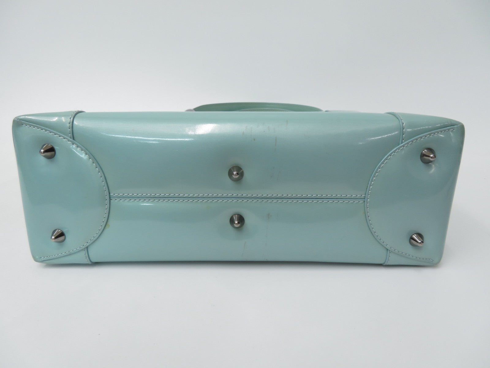 Christian Dior Malice Pearl Patent Leather 2way Shoulder Hand Bag I#47567