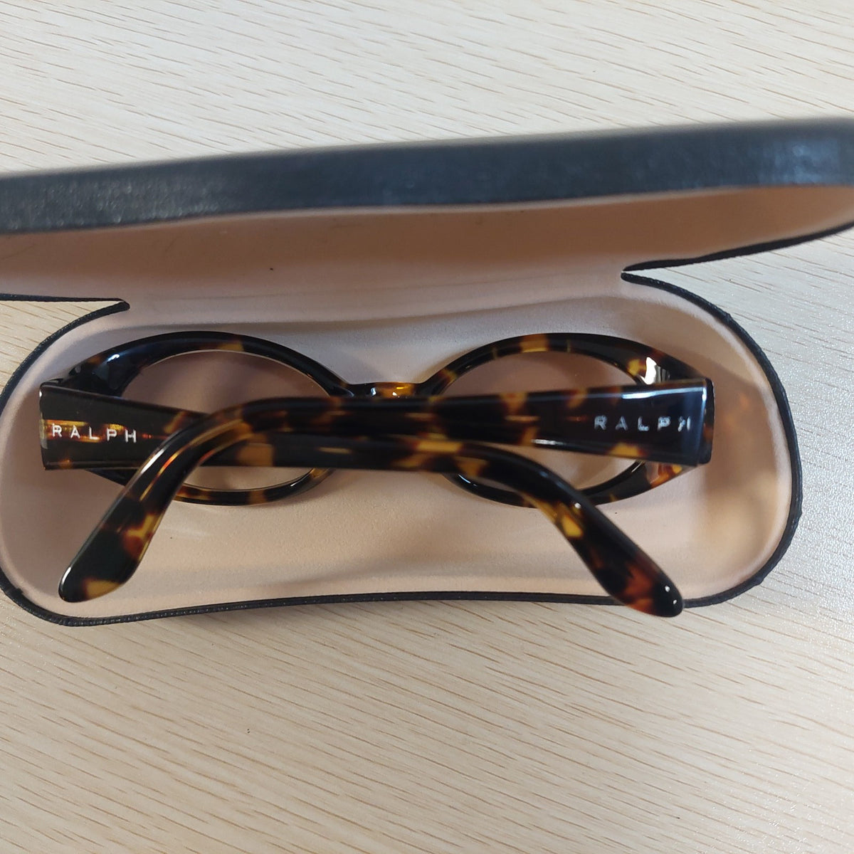 Vintage Ralph Lauren Tortoise Oval Sunglasses 90s