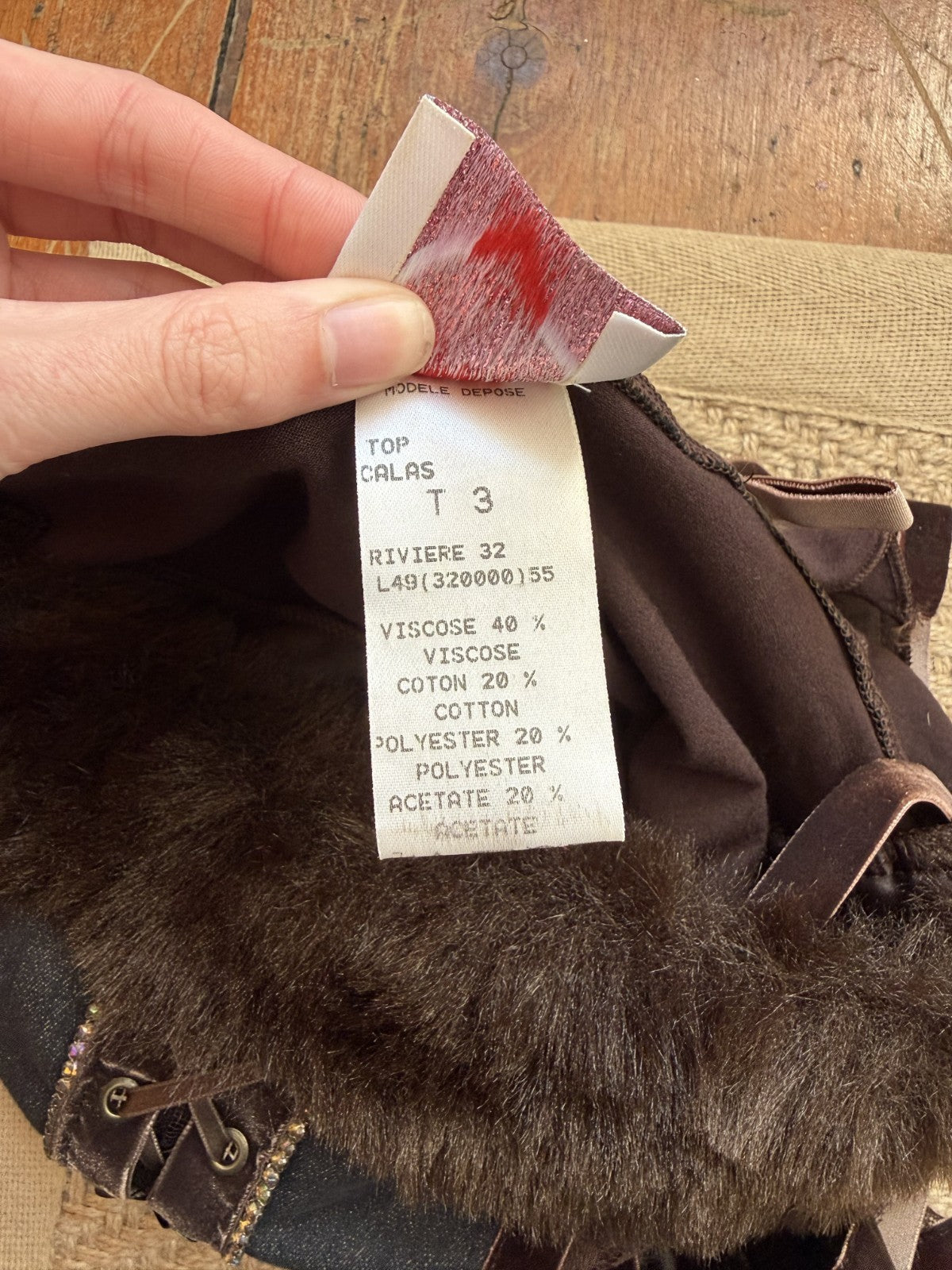 Lululemon Denim Fur Top and Skirt Set Size 3